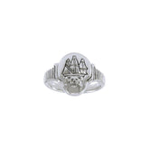 Jolly Roger Ship T Sterling Silver Ring TR3662 - Rings